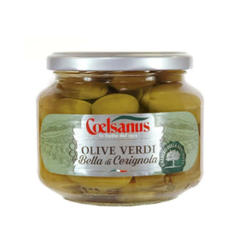 Olive Verdi aceitunas 360 grs Coelsanus